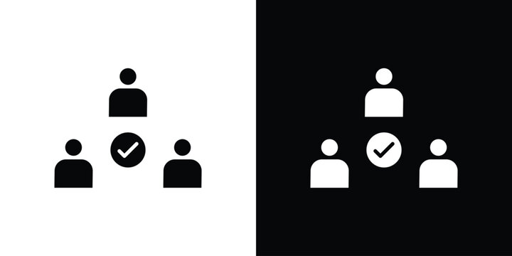 Mediator icon lineart symbols pack. EPS10