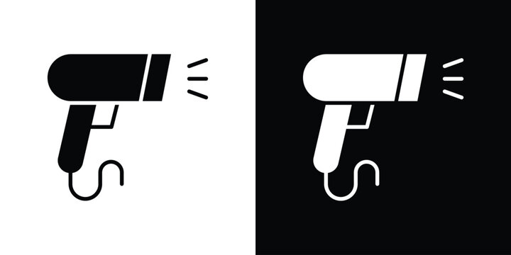 Barcode scanner icon editable design collection. EPS10