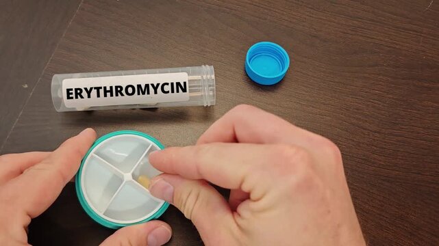 ERYTHROMYCIN macrolide antibiotic for bacterial infections