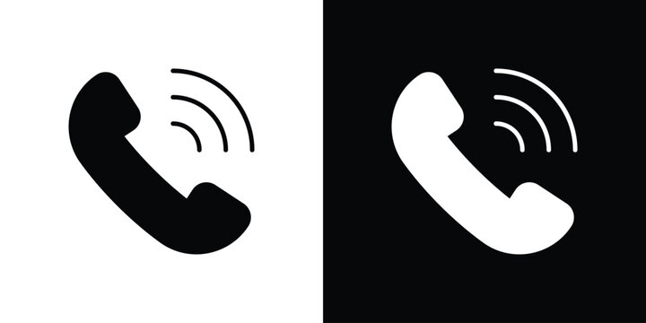 Phone call icon minimal artwork collection