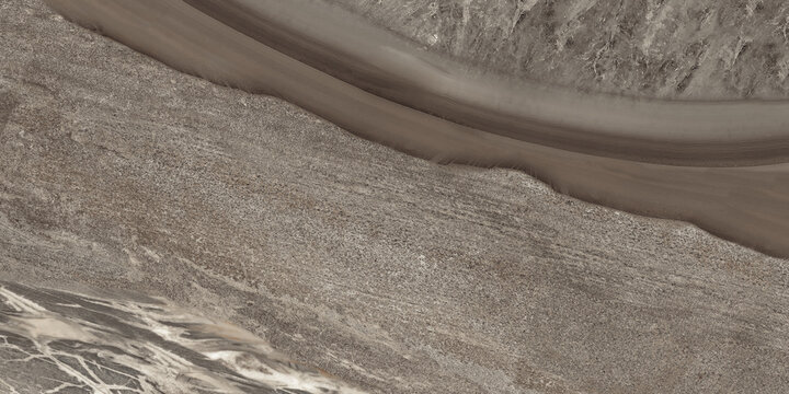 Elegant Brown Marble Flow Texture Stone Background