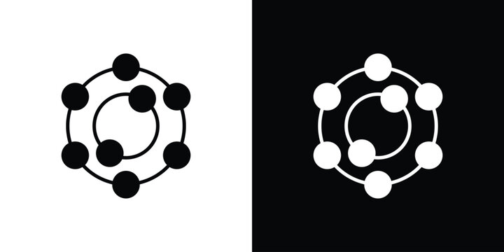Antioxidant icon lineart symbols pack. EPS10
