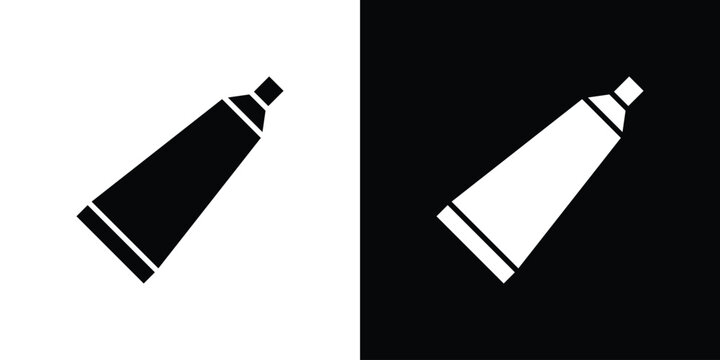 Toothpaste tube icon lineart symbols pack. EPS10