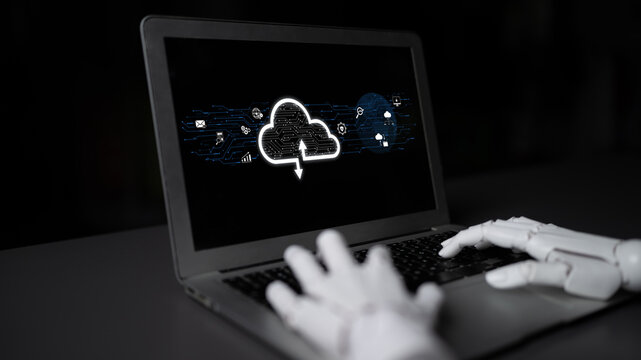 AI artificial intelligence optimizes cloud infrastructure with virtual assistants and intelligent automation, improving scalability, security, and digital business continuity. Latch
