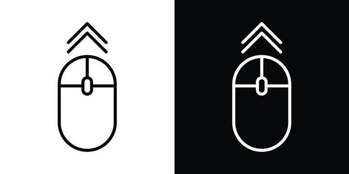 Scroll down up icon