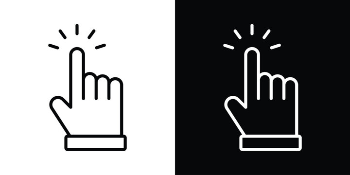 Hand cursor icon