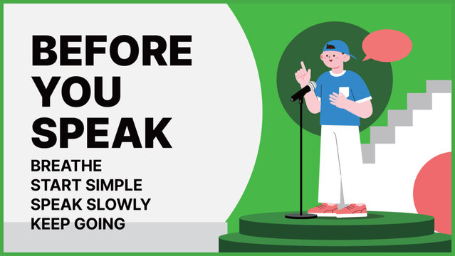 Before You Speak English Speaking Tips Presentation Template
