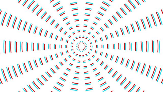 Grid pattern flickering animation with distortions and light glitch effects