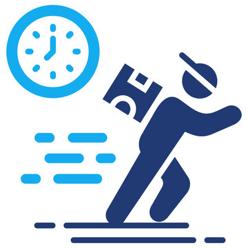 Express Courier Icon vector for design and presentation