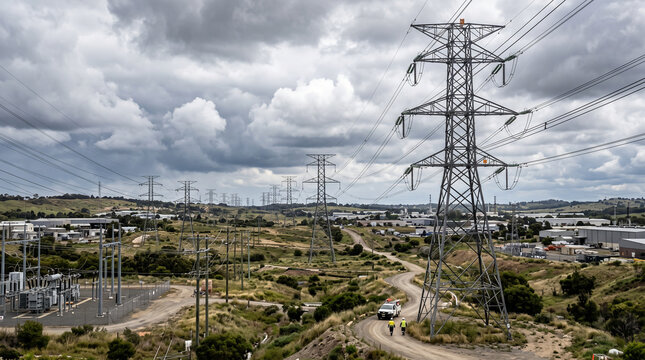 high voltage power lines