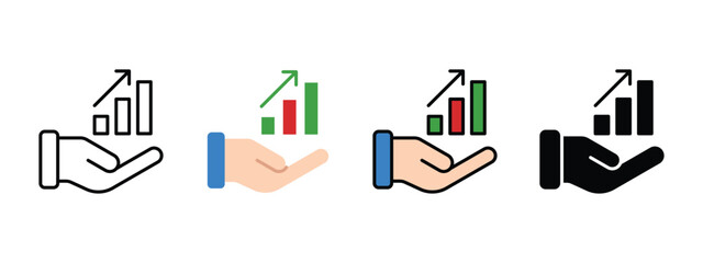 Fototapeta premium Economic Relief Icon for Government Financial Support and Recovery Programs
