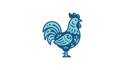 Rooster Bird Animal Illustration Design. © zulvida