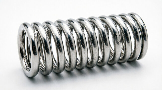 Durable Shiny Metallic Steel Compression Coil Spring For Industrial Applications