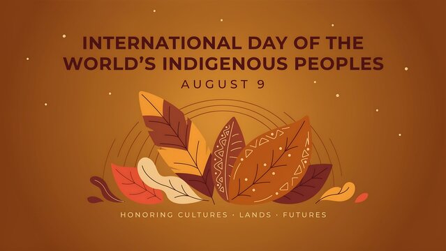 International day of the world's indigenous peoples poster