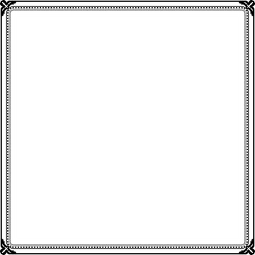 Elements of oriental frames corners. Black on white square lines border chinese style. Design print for greeting cards, wedding invitations, restaurant menu, royal certificates. Set 35
