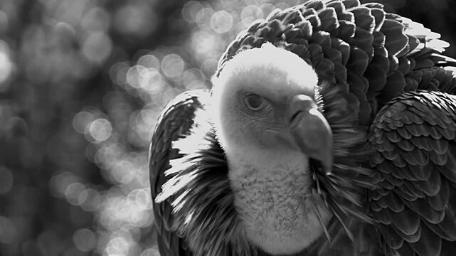 portrait of a vulture