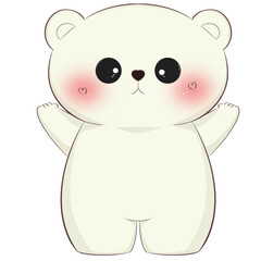 Sweet White Bear Cub © Sugay Boom