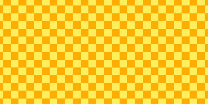 Yellow orange bitmap pixel texture. Dotted dither gradient pattern background. 8 bit halftone faded pop art gradation wallpaper. Vanishing raster video arcade game backdrop for banner, poster. Vector