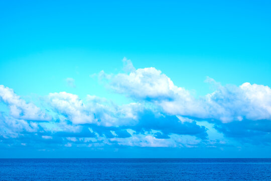 Tropical Nature ocean and summer sea water with beautiful bright sunlight. Perfect for summer vacation and travel background	

