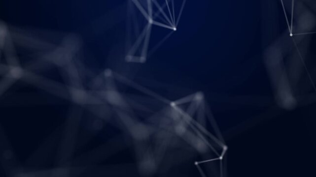 Abstract connection background. Plexus. 3d rendering.