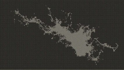 Fototapeta premium Detailed star shaped halftone texture art.