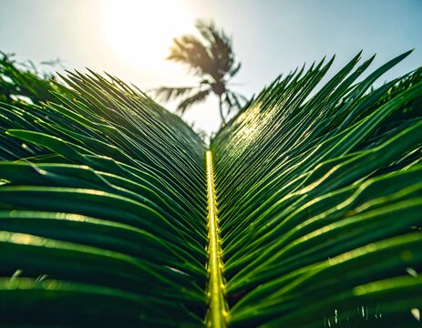 Sunlit Palms Tropical Breeze