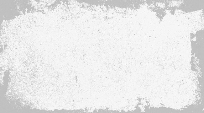 white and light gray background surrounded by a distressed, textured gray grunge border.