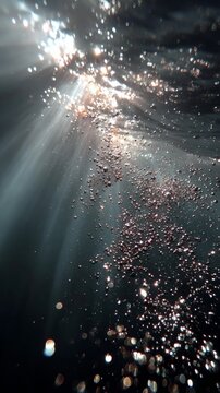 Sparkling silver light with upper left illumination and smooth gradient, abstract metallic texture, luminous reflective surface, elegant glowing effect, futuristic minimal design concept
