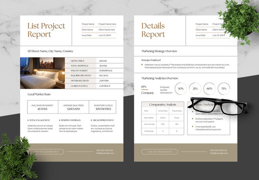 Beige And Black Project Report
