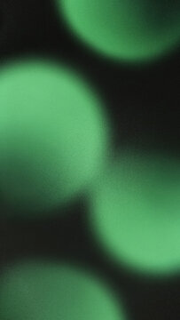 Abstract green blurred aura floating spheres liquid background with grainy holographic gradient waves vertical composition perfect for premium mobile tech wallpapers.