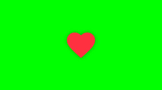 Double Tap Heart Animation Instagram Like Love Reaction Social 4K