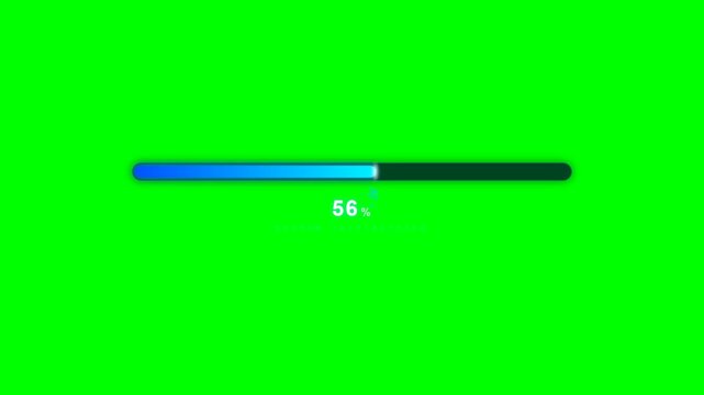 Modern Futuristic Loading Bar Sleek Progress Indicator Tech 4K