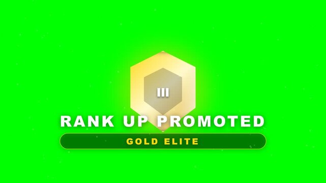 Rank Promotion Animation Military Badge Upgrade Tier Advancement 4K