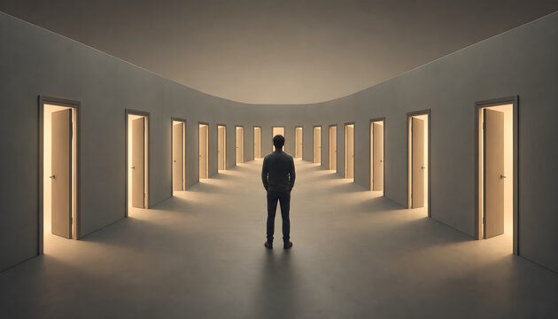 Identical doors decision fatigue