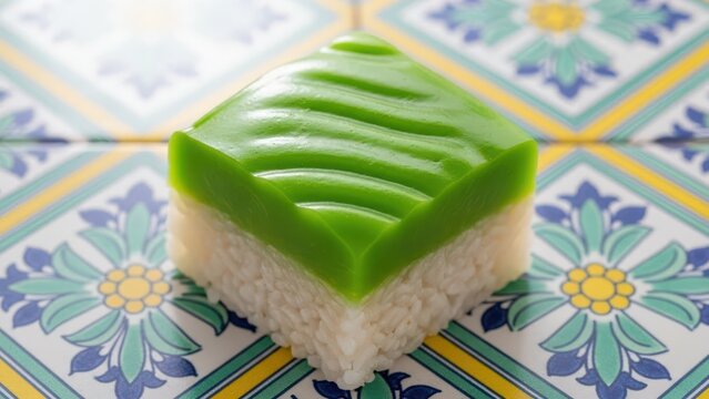 Delicious Kuih Seri Muka Dessert Cake