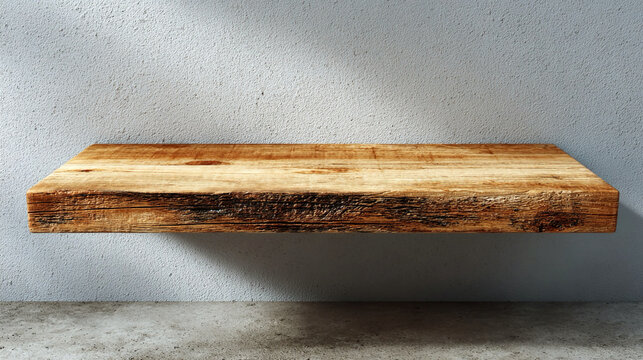 Empty shelf isolated on minimal background representing lack and scarcity concept vacant surface symbolizing absence minimal resources emptiness and missing items