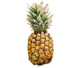 Fototapeta premium Pineapple isolated on white background. 3d rendering.
