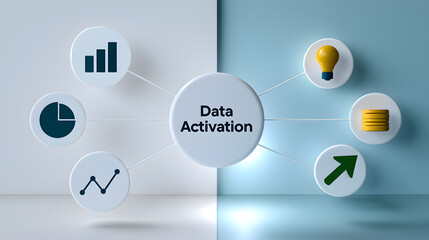 Obraz premium Data Activation Business Framework