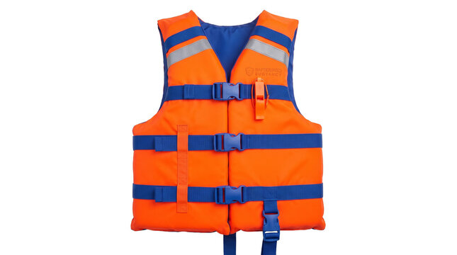  Orange Life Jacket PNG