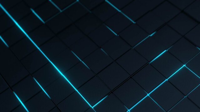 Abstract Neon Grid Background