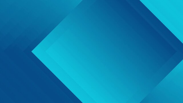 Abstract Blue Geometric Shapes 4K