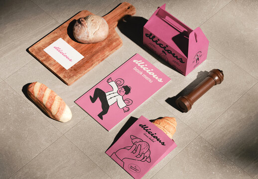 Bakery Branding Set Mockup