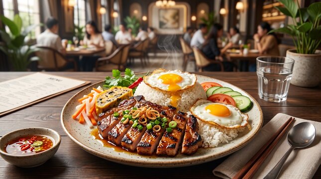 Com Tam Broken Rice Grilled