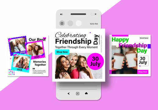 Friendship Day Social Media Post Design
