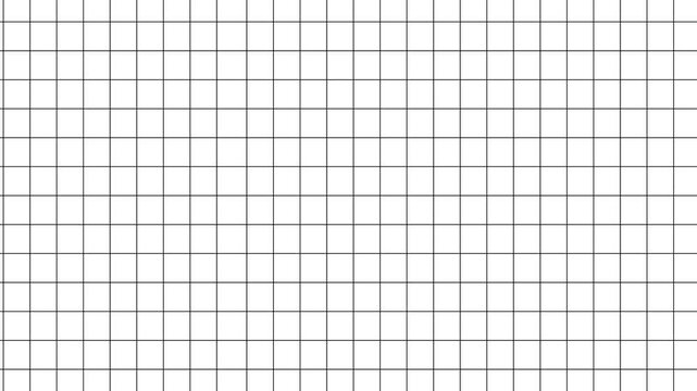 Minimalist black grid pattern on white background, clean geometric for motion digital overlay, and abstract creative projects