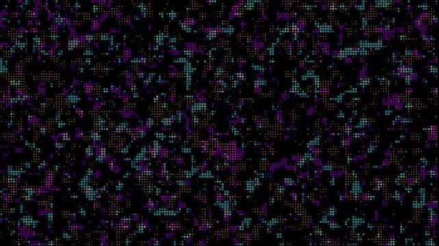 Seamless - Halftone dots motion background, Dot cartoonist background, Halftone comic dot animation. Wave pattern. Retro and Vintage Pattern animation. Comic background 4k video