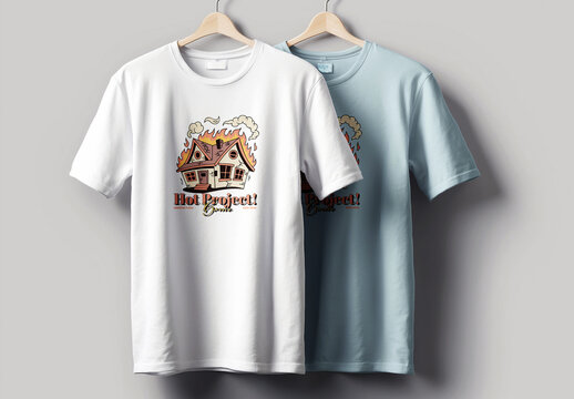 Hot Project Home T Shirt Design Layout