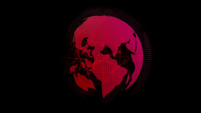 Tech Planet Earth Rotating