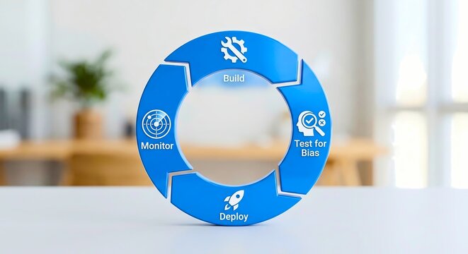 Responsible artificial intelligence governance cycle diagram