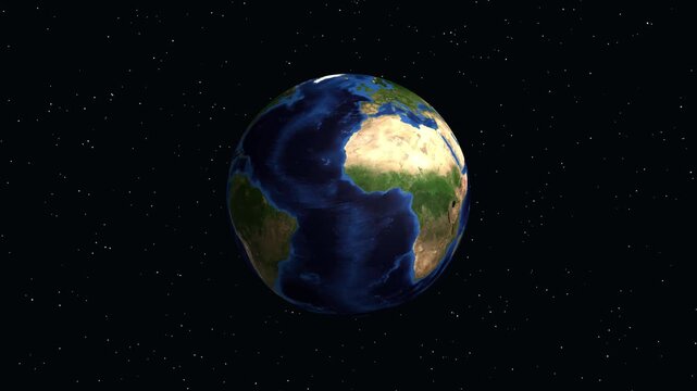 Animated Zoom from Space to Umm Al Quwain in United Arab Emirates